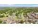 Overhead view showcasing a home in a tree-lined neighborhood with convenient access to nearby amenities at 815 Papaya Dr, Tampa, FL 33619