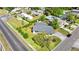 An aerial view of this community shows houses near each other and landscaping at 815 Papaya Dr, Tampa, FL 33619