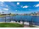 This property has a private boat dock, providing the ultimate waterfront experience at 1255 Eider Ct, Punta Gorda, FL 33950