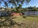 Private wooden dock on the water, perfect for relaxing or fishing at 17356 Gulfspray Cir, Port Charlotte, FL 33948