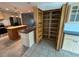Pantry in kitchen with lots of shelving at 17356 Gulfspray Cir, Port Charlotte, FL 33948