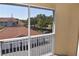 Scenic view from screened balcony of lush green landscaping at 18001 Richmond Place Dr # 636, Tampa, FL 33647