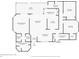 Floor plan depicting a spacious layout with primary bedroom, bathroom, living spaces, and bedrooms at 2751 S Cranberry Blvd, North Port, FL 34286