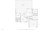 Detailed floor plan showcasing the layout of the home, including the living areas, bedrooms, and screened patio at 318 Spring Lake Nw Blvd, Port Charlotte, FL 33952