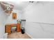 Walk-in closet space includes storage and a desk, perfect for organizing at 3319 Shamrock Dr, Venice, FL 34293