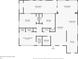 Detailed floor plan showcasing the layout including the kitchen, bathrooms, bedrooms and living spaces at 3515 Vasco St, Punta Gorda, FL 33950