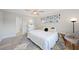Airy bedroom with lots of light, and a queen bed at 48 Hibiscus Dr, Punta Gorda, FL 33950
