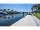 Waterfront home featuring a private dock and canal access for boating and enjoying waterfront living at 48 Hibiscus Dr, Punta Gorda, FL 33950