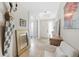 Inviting foyer boasts a neutral color palette, decorative lighting, and sophisticated accents at 95 N Marion Ct # 135, Punta Gorda, FL 33950