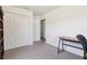 Well-lit home office, featuring a desk and closet at 105 Biscayne Dr, Port Charlotte, FL 33953