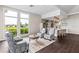 Bright lounge area with comfortable seating, modern finishes, and access to outdoor amenities at 1132 Moss Cove Ct, Port Charlotte, FL 33953