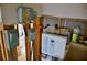 Wall mounted electrical meter near the tankless water heater and sink in an unfinished space at 148 Peckham St Se, Port Charlotte, FL 33952