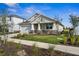 Beautifully landscaped front yard with a well-maintained lawn and inviting walkway at 16029 Mulrion Blvd, Punta Gorda, FL 33982