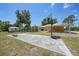Large outdoor basketball court area, perfect for recreational activities and Gathering fun at 22435 Fortune Ave, Port Charlotte, FL 33954