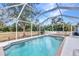 Lovely screened-in pool offering privacy, a soothing atmosphere, and space for outdoor enjoyment at 3104 Garbett Ter, North Port, FL 34288