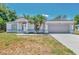 Charming single-story home featuring a two-car garage and a well-maintained lawn with mature landscaping at 4129 Palisades Ave, North Port, FL 34287