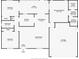 Detailed floor plan showcasing the layout of the bedrooms, bathrooms, kitchen, lanai, Gathering room, and garage at 4129 Palisades Ave, North Port, FL 34287