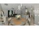 Open living area with a view of the kitchen, dining area and living room, providing ample space at 4129 Palisades Ave, North Port, FL 34287