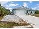 Inviting home with a spacious driveway, attached garage, well-maintained landscaping, and appealing curb appeal at 7122 Turner St, Englewood, FL 34224