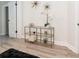 Stylish shelving unit with decorative items, enhancing the room's aesthetic appeal at 7413 S Elliott St, Tampa, FL 33616