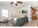 Comfortable living space with modern decor and natural light, creating a cozy atmosphere at 7413 S Elliott St, Tampa, FL 33616