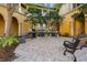 Community area featuring multiple grills and seating, perfect for outdoor cooking and socializing at 95 Vivante Blvd # 9524, Punta Gorda, FL 33950
