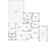 Detailed floorplan showcasing the layout of the home with dimensions and room names at 142 Rotonda Cir, Rotonda West, FL 33947