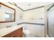 Cozy bathroom featuring a single vanity and shower/tub combo at 1515 Forrest Nelson Blvd # N101, Port Charlotte, FL 33952