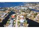 Gorgeous aerial perspective of a waterfront neighborhood, highlighting canal access at 1711 Boca Raton Ct, Punta Gorda, FL 33950