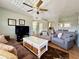 Spacious living room featuring modern furnishings and an open layout at 19505 Quesada Ave # Ii201, Port Charlotte, FL 33948