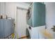 Efficient laundry area with a stackable washer and dryer at 2321 Dallas St, Port Charlotte, FL 33952