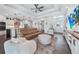 Open-concept living room and kitchen, great for entertaining and modern living at 25273 Paraguay St, Punta Gorda, FL 33983
