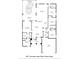 Detailed floor plan showcasing the layout of the home, including room dimensions and key features at 2871 Suncoast Lakes Blvd, Punta Gorda, FL 33980