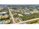 High-angle view of homes, waterways, and lush landscaping at 3927 Vasco St, Punta Gorda, FL 33950