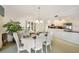 Dining room with chandelier and pass through kitchen at 4000 E Bal Harbor Blvd. E. #211 # 211, Punta Gorda, FL 33950
