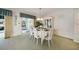 Dining room with view of the front door and waterway at 4000 E Bal Harbor Blvd. E. #211 # 211, Punta Gorda, FL 33950
