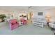Living room with open floor plan to dining room and kitchen at 4000 E Bal Harbor Blvd. E. #211 # 211, Punta Gorda, FL 33950
