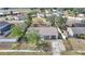 A bird's eye view shows this home's location within a friendly neighborhood near the lake at 4243 Hokan Ave, North Port, FL 34287