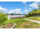Backyard featuring a private dock on a serene lake, perfect for outdoor enjoyment at 6604 Ranger Dr, Tampa, FL 33615