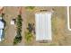 Aerial view of the bocce ball court at 6753 Thorman Rd, Port Charlotte, FL 33981