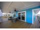 Enjoy outdoor living on this back deck featuring wood floors and a view of the neighborhood at 9390 Little Gasparilla Island, Placida, FL 33946