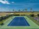 Well-maintained tennis court with green and blue surface, perfect for recreation at 101 N Marion Ct # 215, Punta Gorda, FL 33950