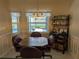Cozy breakfast nook with water views, perfect for enjoying morning meals at 2250 Charleston Park Dr, North Port, FL 34287