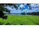 Enjoy the serene lake view from this backyard, surrounded by lush greenery and clear skies at 25511 Heritage Lake Blvd # 8, Punta Gorda, FL 33983