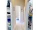Hallway with lots of natural light and easy access to the bathroom and bedroom and ample closet space at 26073 Feathersound Dr, Punta Gorda, FL 33955