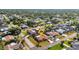 Aerial view of the home's location in a quiet residential neighborhood with mature trees, providing privacy and a sense of community at 3663 Sterling Rd, Venice, FL 34293