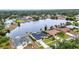 Canal-front homes with boat docks, lush surroundings, and tranquil waterways at 474 Lomond Dr, Port Charlotte, FL 33953