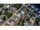 Aerial view of property including roof and surrounding neighborhood with waterfront access at 543 Mayview Nw Ave, Port Charlotte, FL 33952