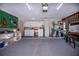 Spacious garage with washer, dryer, sink, and ample storage space at 543 Mayview Nw Ave, Port Charlotte, FL 33952