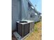 Outside view of the HVAC on the side of the home at 635 W Tarpon Nw Blvd, Port Charlotte, FL 33952
